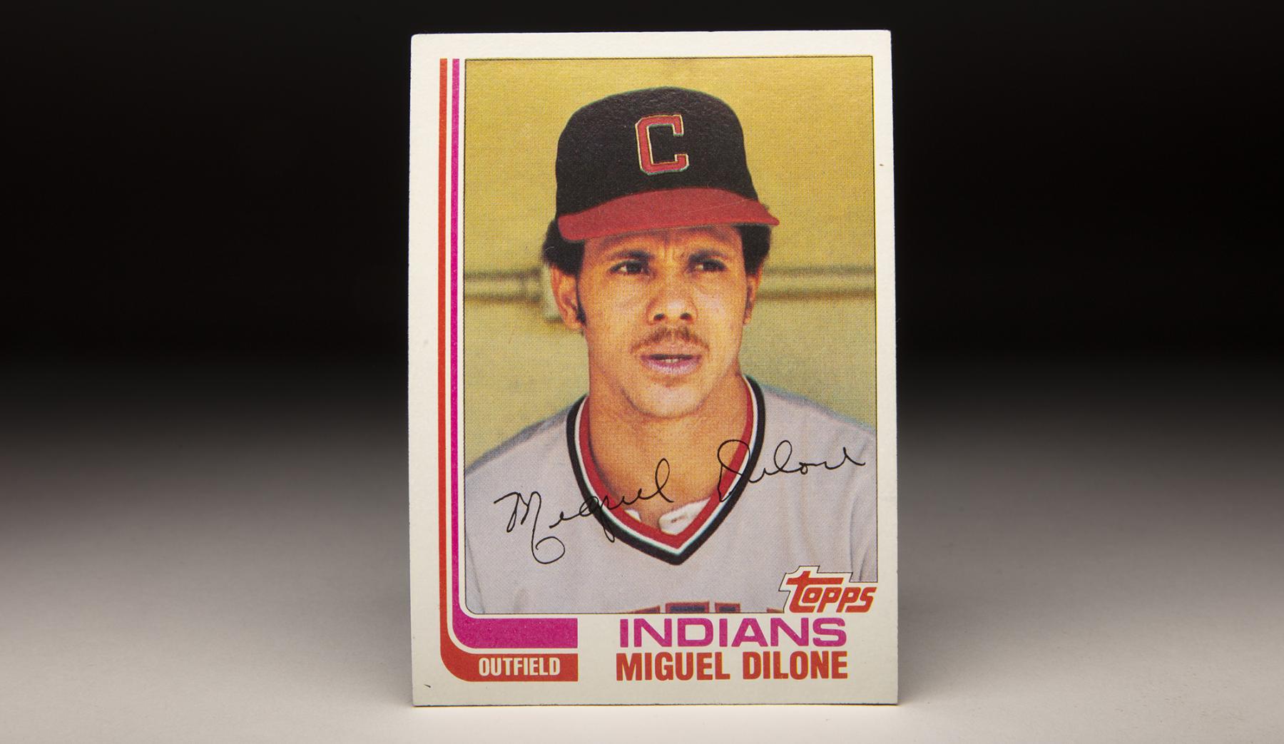 CardCorner: 1982 Topps Miguel Dilone | Baseball Hall of Fame